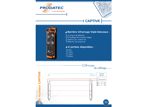 fiche technique Captive